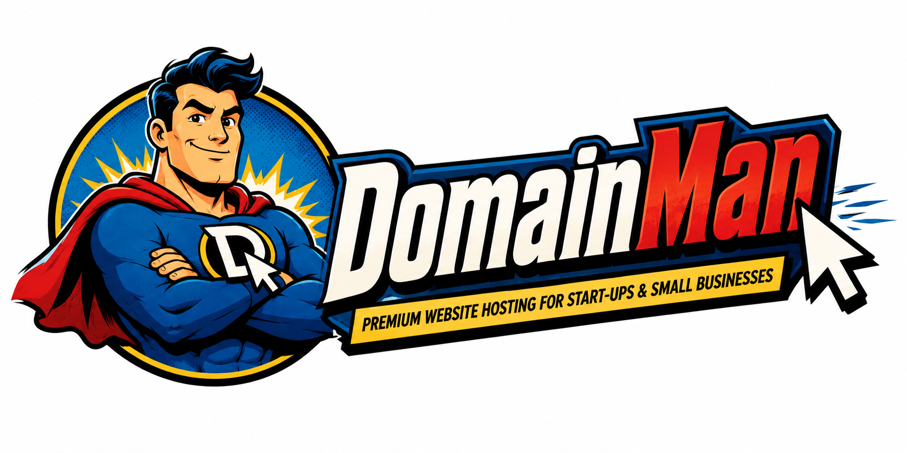 Domain Man Logo